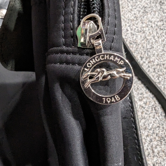 Longchamp Laptop Bag - Black Leather Trim - Picture 9 of 12